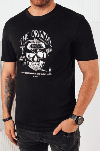 Moška majica s potiskom Barva Črna DSTREET RX5381