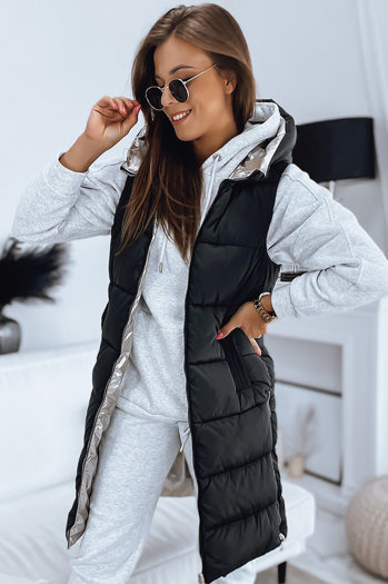 Ženski brezrokavnik MARIET črna Dstreet TY3161