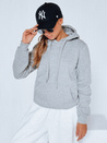 Ženska jopa s kapuco BASIC Barva siva DSTREET BY0155