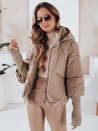 MISSLAYER ženska zimska jakna s kapuco kamelja barva Dstreet TY5035