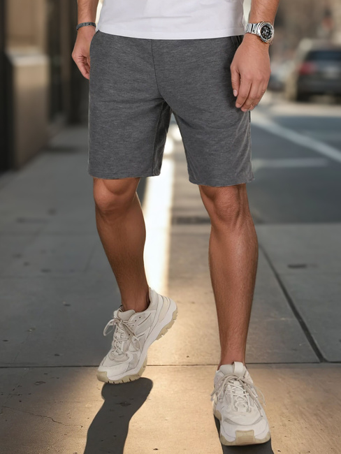 Moške temno sive trenirke Dstreet SX2487