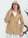 Kurtka damska AVELIN ciemnobeżowa Dstreet TY4347