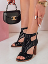 Ženski sandali ELENORA black Dstreet ZY0809