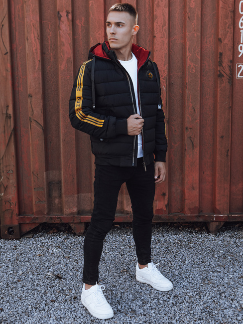 Kurtka zimowa męska pikowana czarna Dstreet TX4863