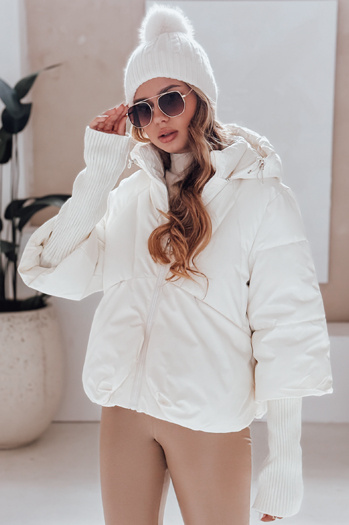 MISSLAYER ženska zimska jakna s kapuco bela Dstreet TY5036