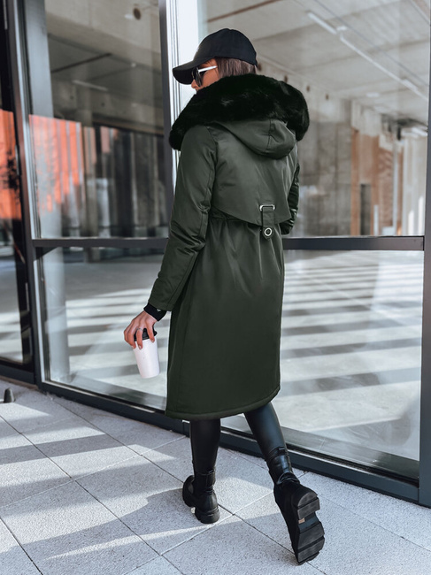 Ženska zimska jakna LUSTER Barva Zelena DSTREET TY3955