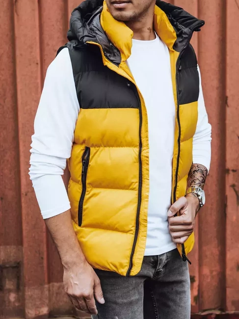 Kamizelka męska pikowana żółta Dstreet TX4171