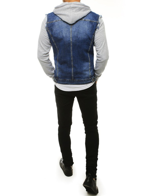 Moška jeans jakna Barva Modra DSTREET TX3293