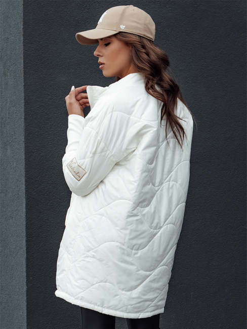 Kurtka damska pikowana ARANA ecru Dstreet TY4527