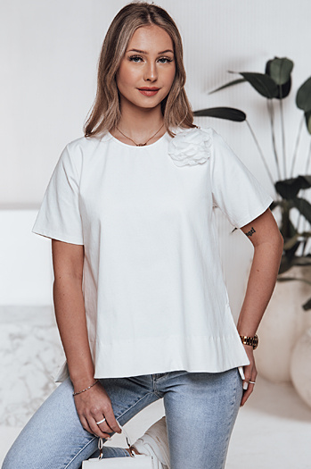 Ženska majica BINDA ecru Dstreet RY2486