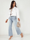 Ženska jeans jakna LUISE bela Dstreet TY4126