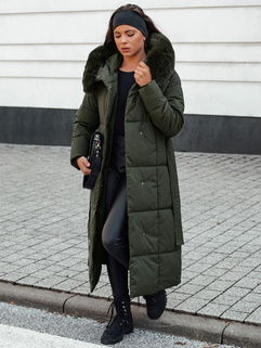 Ženska prešita jakna GLAMWARM green Dstreet TY4575_1