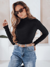 Ženski pulover z rolojem TARLENA black Dstreet MY2483