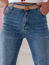 Ženske ravne jeans hlače VELLISATE blue Dstreet UY2666
