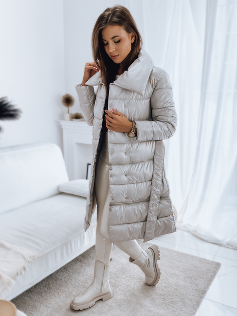 Ženska zimska jakna LONDON PREMIUM bež Dstreet TY3162