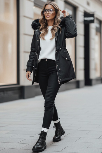 Ženska jakna MEGI black Dstreet TY3305