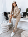 Ženski komplet trenirke KSENIIA PREMIUM Barva Svetlo bežova DSTREET AY0784