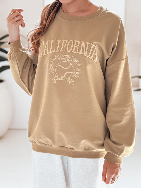 Ženska oversize jopa CALIFORNIA DREAM Barva Bež DSTREET BY1194