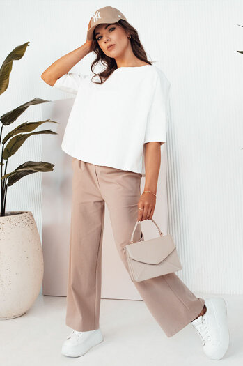 Ženske hlače casual RITES Barva Bež DSTREET UY2007