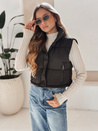 Ženski prešiti telovnik black Dstreet TY5197