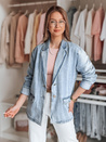 Ženska prevelika jeans jakna RUNAWAY blue Dstreet TY4906
