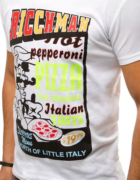 Moška majica s potiskom Barva Bela DSTREET RX4372