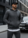 Moška jopa s kapuco Barva Temno siva DSTREET BX2085