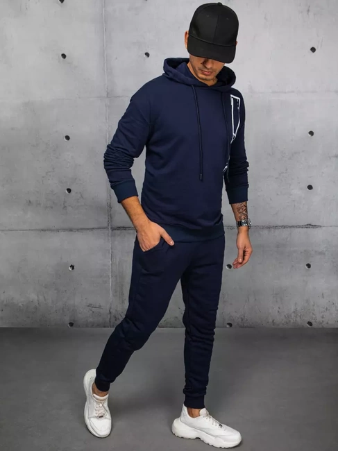 Moške komplet trenirke Barva Mornarica DSTREET AX0682