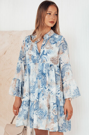 Obleka mini PRINSA Barva Modra DSTREET EY2477