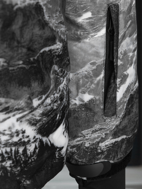 Moška zimska smučarska jakna črna Dstreet TX5124