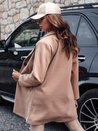 Ženski enonadstropni jesenski plašč LUGI camel Dstreet NY0674