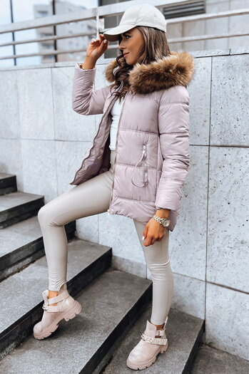 Ženska zimska jakna AMBER DAWN Barva Bež DSTREET TY3809