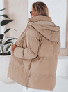 Ženska prešita jakna LETLIS beige Dstreet TY3247