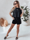 Ženski komplet trenirke LOVE SPORT black Dstreet AY1135_2