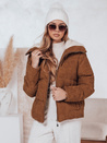 Ženska zimska bunda TRENDYGLAM rjava Dstreet TY4360