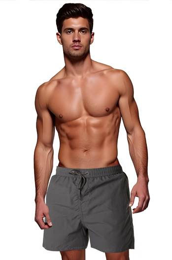 Moške kopalke temno sive barve Dstreet SX2467