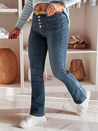 Ženske jeans hlače na zvonec BELLFLO blue Dstreet UY2493