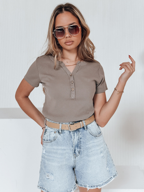 Ženska bluza KISS LOOK rjava Dstreet RY2827