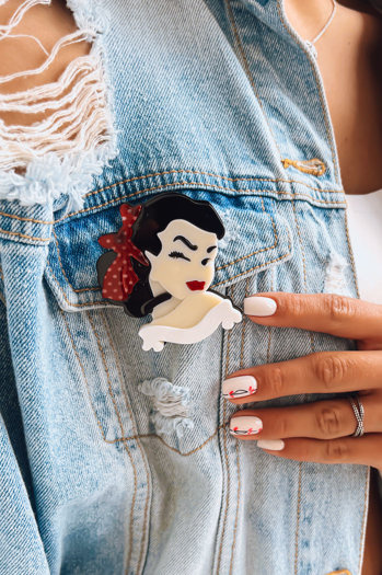 Ženski broš MERINS Barva DSTREET HY0037