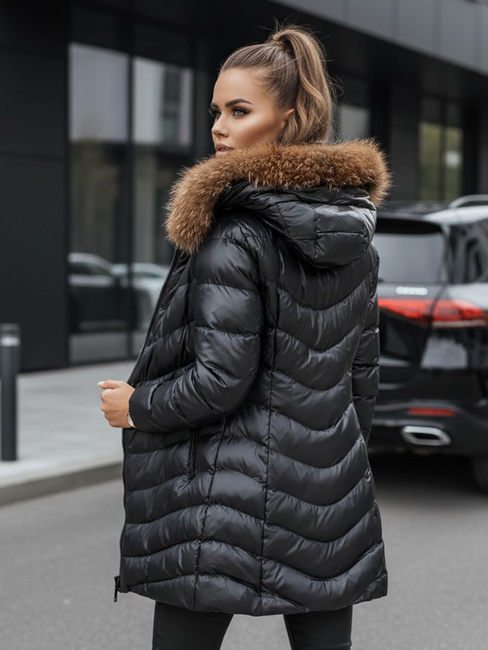 Ženska zimska jakna PREMIUM black Dstreet TY3024