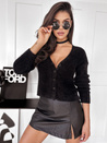 Ženski pulover LILY black Dstreet MY2035