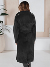 Ženski zimski plašč classic trench black Dstreet NY0762