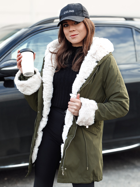 Ženska zimska jakna STARBURST zelena Dstreet TY4763