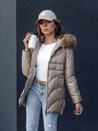 WINTERCHIC ženska zimska jakna s kapuco camel Dstreet TY4438