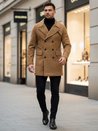 Moški zimski plašč Barva kamela DSTREET CX0362