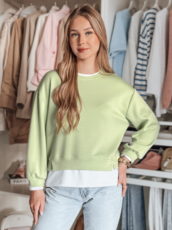 Ženska bluza LUZZIO mint oversize Dstreet BY1381