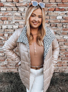 Ženska prehodna jakna VETIS camel Dstreet TY2977