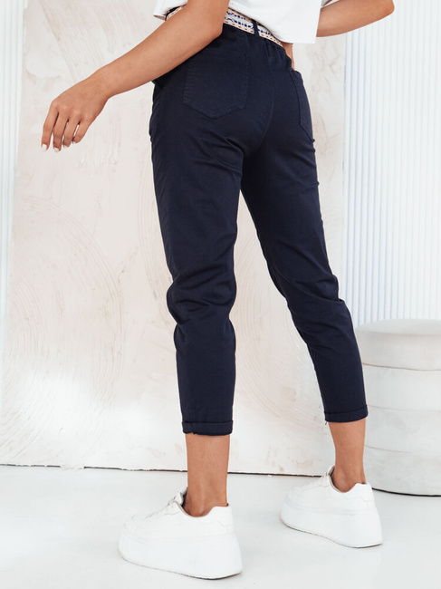Ženske hlače casual MAFRA Barva Mornarica DSTREET UY1950