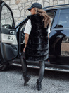 Ženski krznen jopič ASHTON black Dstreet TY4543