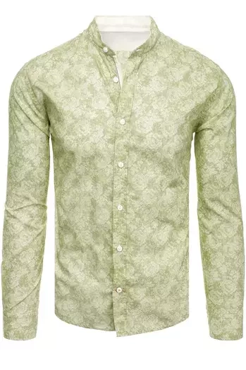 Moška vzorčasta srajca Barva Zelena  DSTREET DX2303